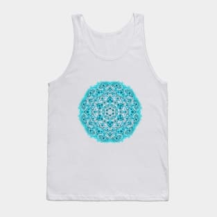 Blue mandala Tank Top